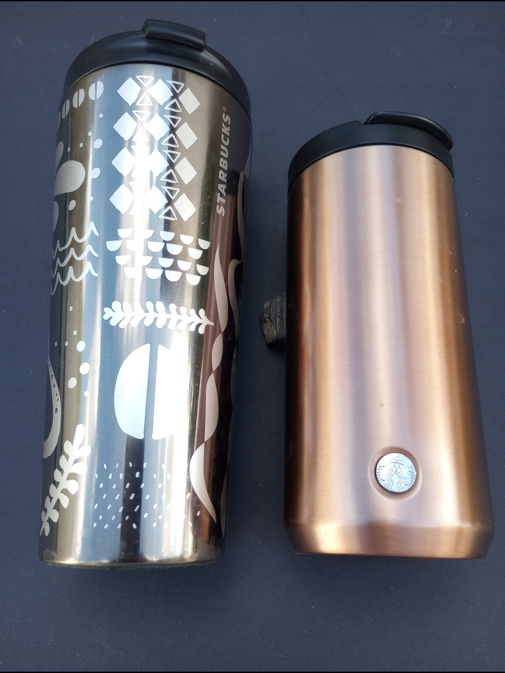 Starbucks Metallic Travel Tumblers - Bronze & Copper